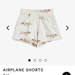 NWT Mini Rodini Airplane Shorts